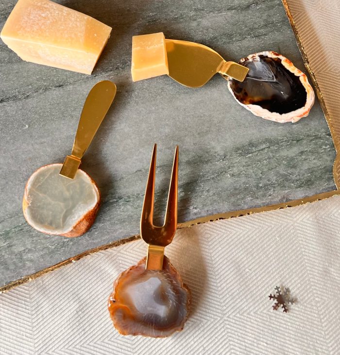 Truffle Agate Cheeseknives - Set of 3 - Image 3